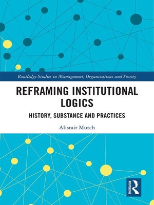 cover image of Reframing Institutional Logics